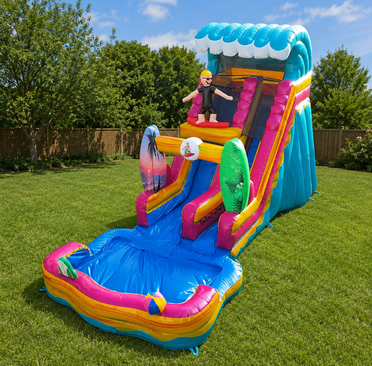 Surf's UP 18ft Water Slide